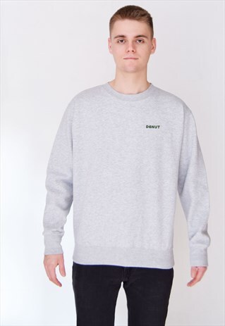 GREY DONUT (GREEN) SWEATSHIRT