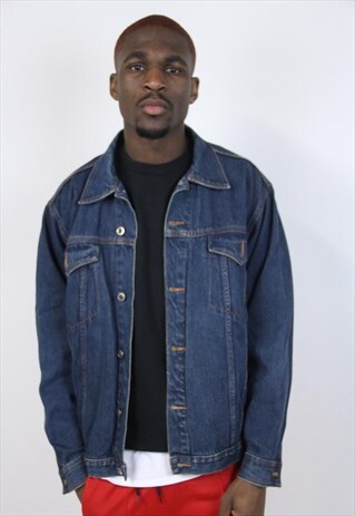 VINTAGE 90S DARK DENIM JACKET