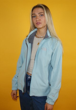 VINTAGE THE NORTH FACE WINDWALL BREAST LOGO FULL ZIP FLEECE