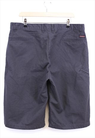 VINTAGE DICKIES SHORTS GREY STRAIGHT FIT WITH CONTRAST LOGO