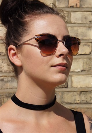 TORTOISE SHELL WAYFARER SUNGLASSES