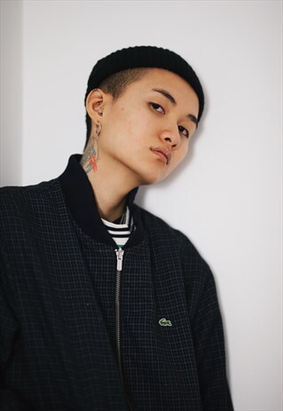 VINTAGE RARE LACOSTE REVERSIBLE JACKET / HARRINGTON