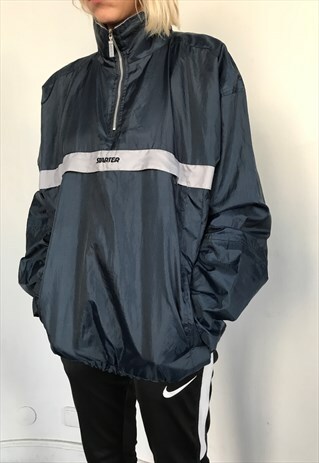 VINTAGE 90' OLDSCHOOL COOL UNISEX STARTER ANORAK JACKET