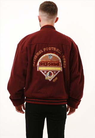 90S VINTAGE NFL TEAM CAMPRI WASHINGTON WOOL JACKET 14702