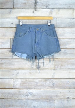 Vintage WRANGLER Vintage Denim Shorts Blue W30 BR1165