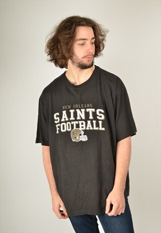 VINTAGE NEW ORLEANS SAINTS GRAPHIC PRINT T-SHIRT