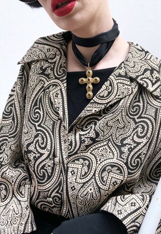 GOLD VINTAGE ROCCO BAROCCO SHIRT