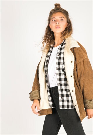 VINTAGE 80S WRANGLER WINTER SHEEPSKIN JACKET / R3201C705
