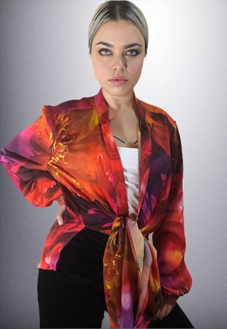 VINTAGE ABSTRACT PATTERN SHIRT