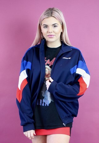 VINTAGE 90'S ADIDAS TRACK TOP BOMBER JACKET