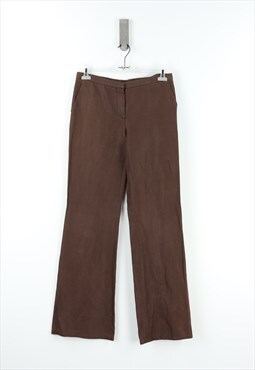 Missoni Flare Low Waist Classic Trousers in Brown - 44