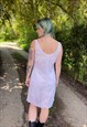 VINTAGE 1970S BOHO CHIC SUMMER SHEER SLIP DRESS