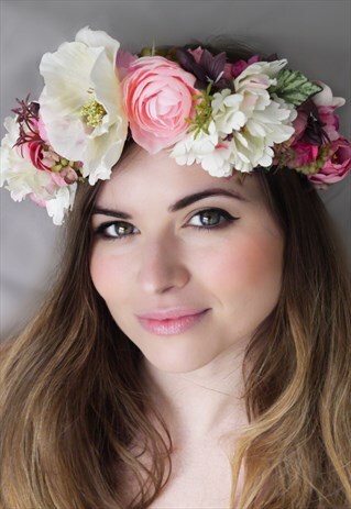 THE HANDMADE AMELIE BRIDAL FLOWER CROWN
