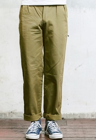 VINTAGE KHAKI CHINO PANTS