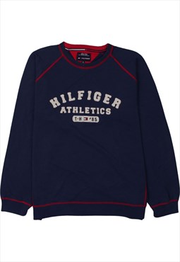 Vintage 90's Tommy Hilfiger Sweatshirt Spellout Crew Neck