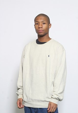 VINTAGE RALPH LAUREN SWEATSHIRT CREAM