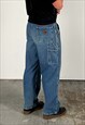 Vintage Carhartt Carpenter Pants Men's Mid Blue