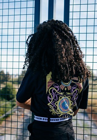 SHORT SLEEVED T-SHIRT IN WHITE WITH THE EQUINOX PRINT