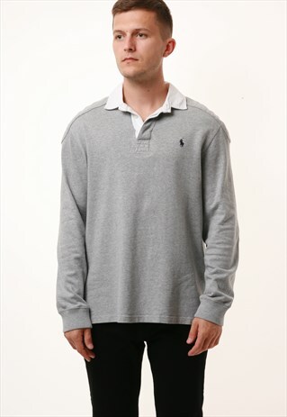 90S VINTAGE POLO RALPH LAUREN LONG SLEEVED TOP JUMPER 14105