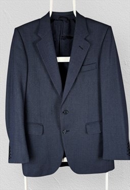 Christian Dior Monsieur Blazer Jacket Blue Wool Mens UK 38