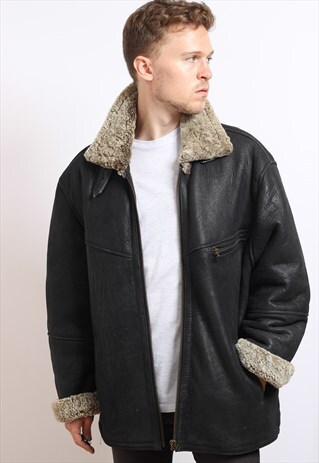 VINTAGE AVIATOR SHEEP SKIN JACKET