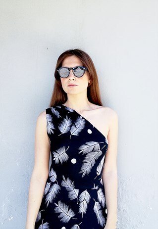 VINTAGE 90S ONE SHOULDER DRESS