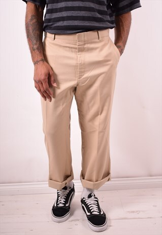 LEVI'S MENS VINTAGE TROUSERS W36 L30 BROWN 90S