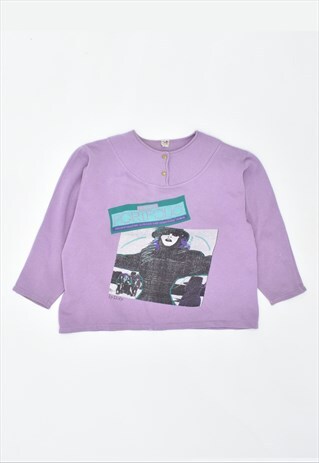 VINTAGE 90'S SWEATSHIRT JUMPER PURPLE