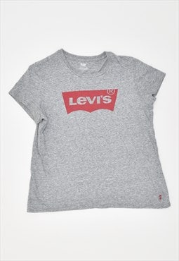 Vintage 00' Y2K Levi's T-Shirt Top Grey