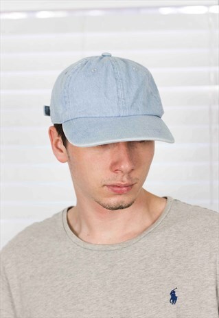 VINTAGE DENIM BASEBALL CAP HAT 90S X 3