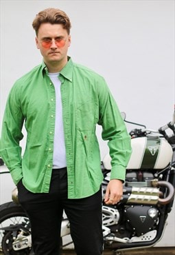 Tommy Hilfiger USA Vintage Pastel Green Shirt