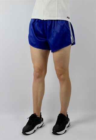 VINTAGE ADIDAS RUNNING SHORTS 80S BLUE
