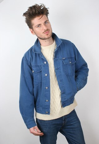 VINTAGE BLUE GUESS JEANS DENIM JACKET