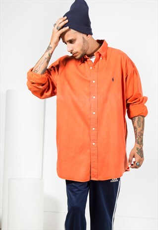 VINTAGE 80S POLO RALPH LAUREN SHIRT 0080 / 700-4