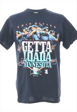 Vintage Getta Loada Minnesota Mlb Gildan Sports T-shirt - M