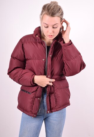 THE NORTH FACE WOMENS VINTAGE PADDED JACKET XS PURPLE 90'S