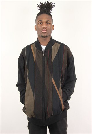 VINTAGE SUEDE MIX BOMBER JACKET