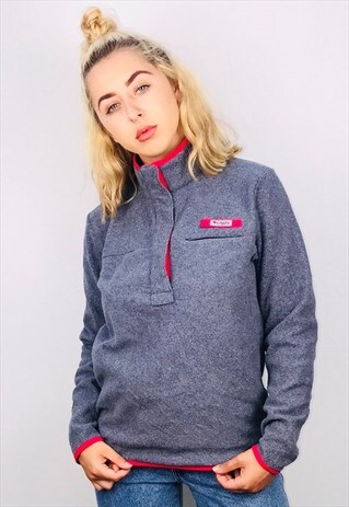VINTAGE COLUMBIA 1/4 ZIP UP FLEECE