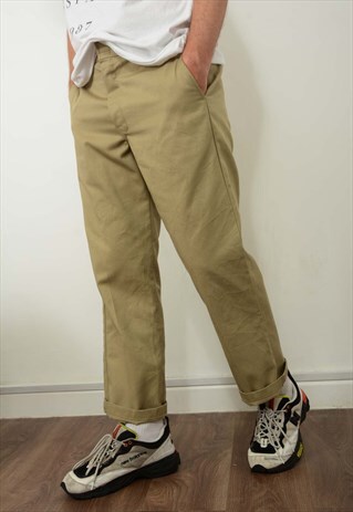 Vintage 90s Dickies Workwear Pants Beige 34/30"