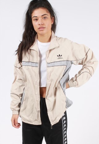 VINTAGE ADIDAS LIGHTWEIGHT OVERSIZED WINDBREAKER JACKET