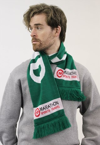 GREEN IRELAND FOOTBALL SCARF