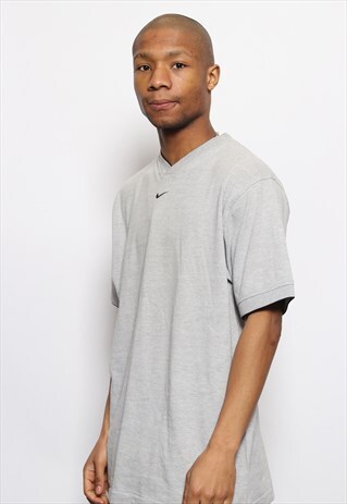 VINTAGE NIKE LOGO T-SHIRT GREY