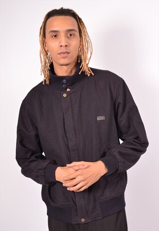VINTAGE PAUL & SHARK BOMBER JACKET BLACK