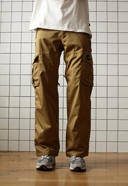 Vintage OAKLEY Cargo Pants Ski Shell Brown