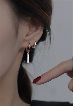 Sterling silver earrings ear buckle