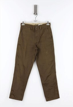 Avirex Vintage USA Chino Trousers in Brown - W28 - L32