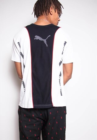 VINTAGE 90S PUMA MESH T-SHIRT ID:A116