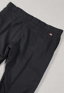 Vintage Dickies Canvas Trousers Black Skater Cargo Pants W44