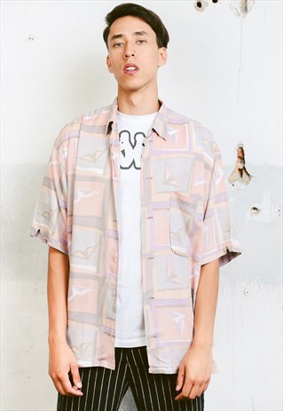 VINTAGE 90S PATTERNED SHIRT
