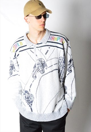 VINTAGE 80S WORLD CHAMPION RACING JUMPER